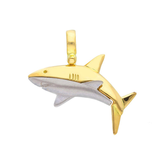 Ciondoli e pendenti Ciondolo in oro a forma di Squalo - Gioielli Pavan