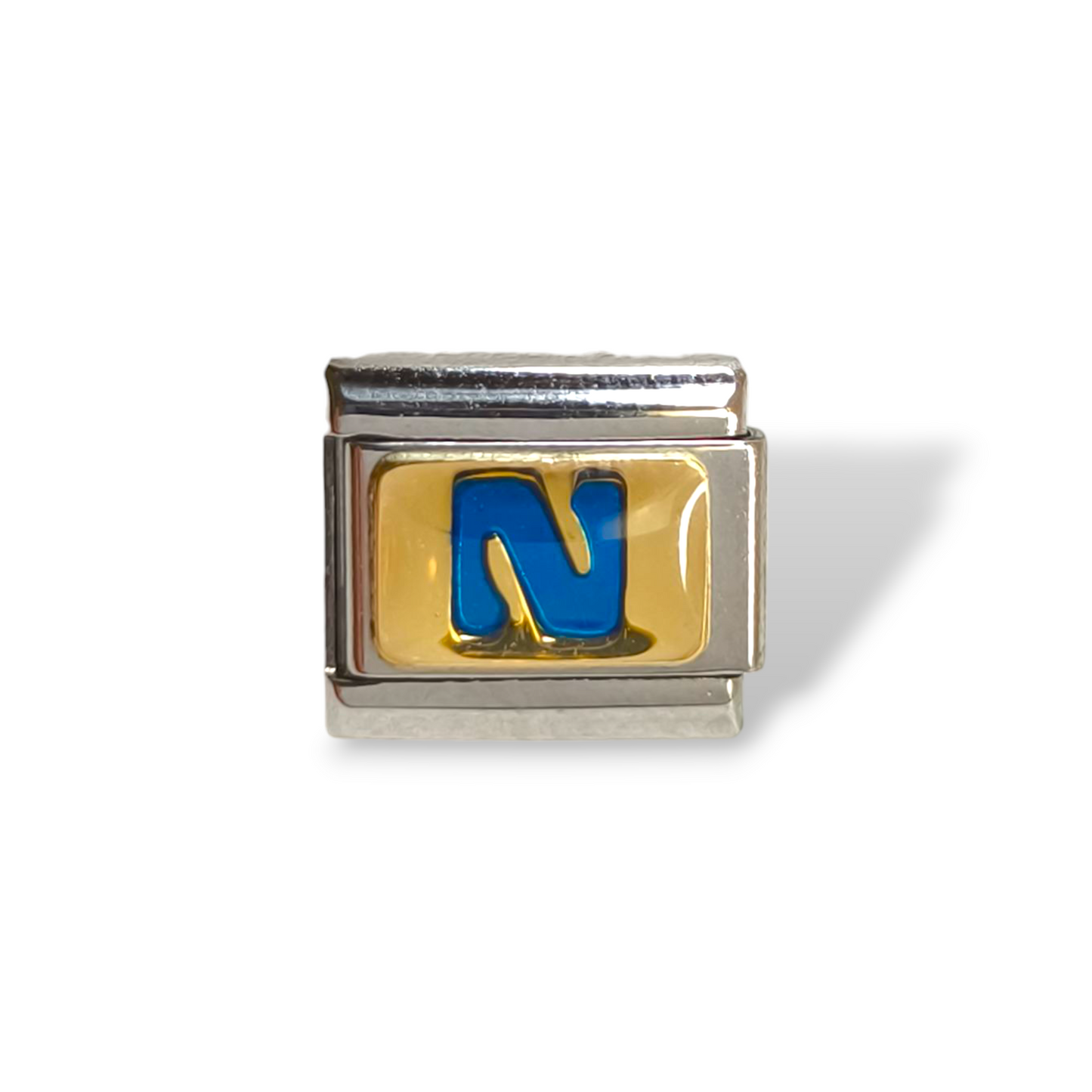 Ciondoli e pendenti NominatioN - Link con Lettera N smaltata - Gioielli Pavan
