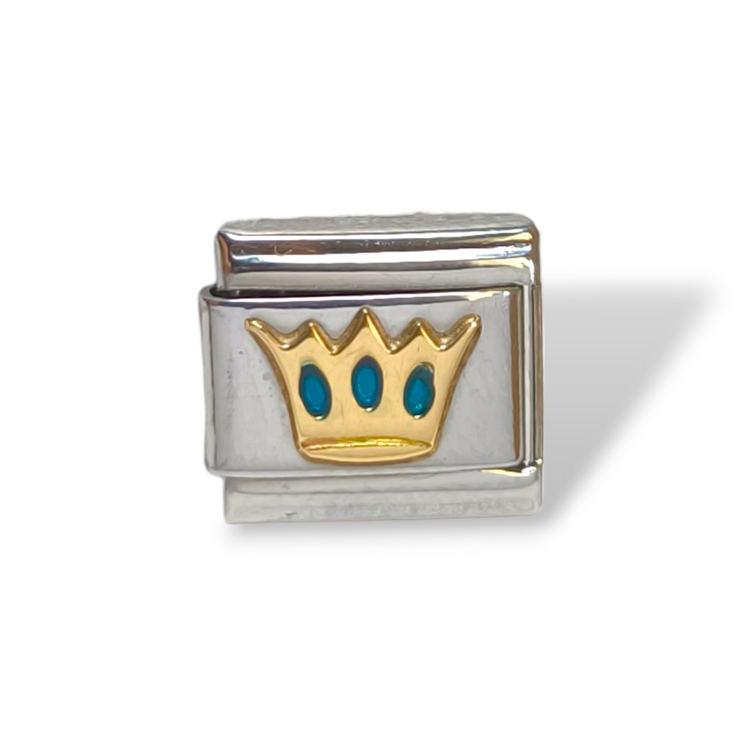 Ciondoli e pendenti NominatioN - Link con Corona smaltata - Gioielli Pavan