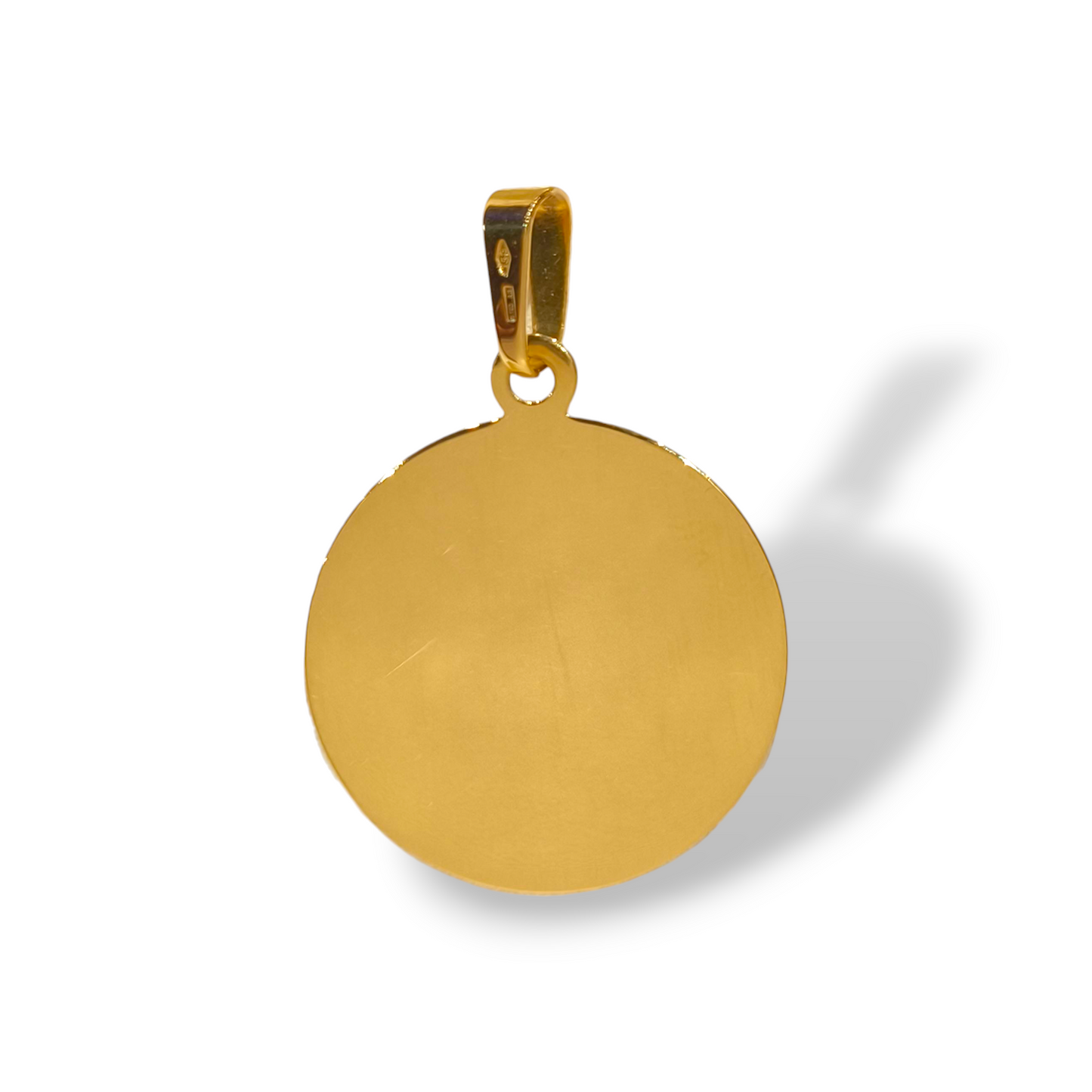 Ciondoli e pendenti Medaglia tonda liscia lucida diam. 2,5cm - Gioielli Pavan