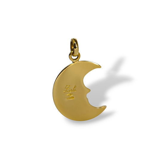 Ciondoli e pendenti Ciondolo oro giallo luna bombata - Gioielli Pavan
