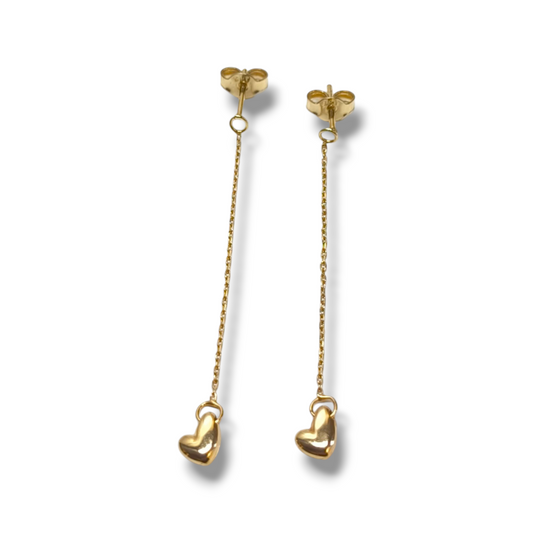 Orecchini Orecchini in oro con cuori soffici pendenti - Gioielli Pavan