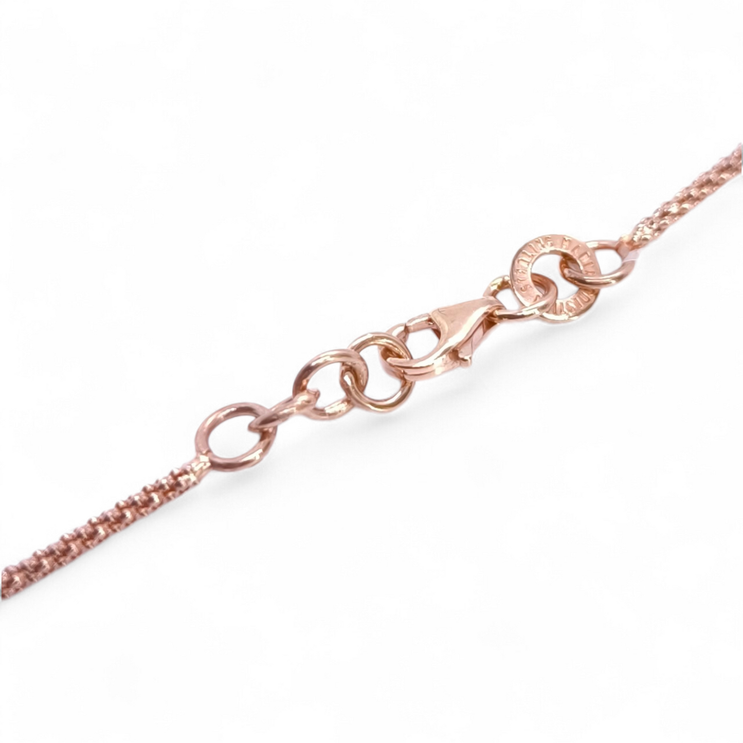 Girocollo Girocollo Argento 925 Dorato Rosa con Chiavi Pendenti "Le Chiavi del Mio Cuore" - Gioielli Pavan