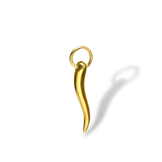 Ciondoli e pendenti Ciondolo oro giallo cornetto massiccio - Gioielli Pavan