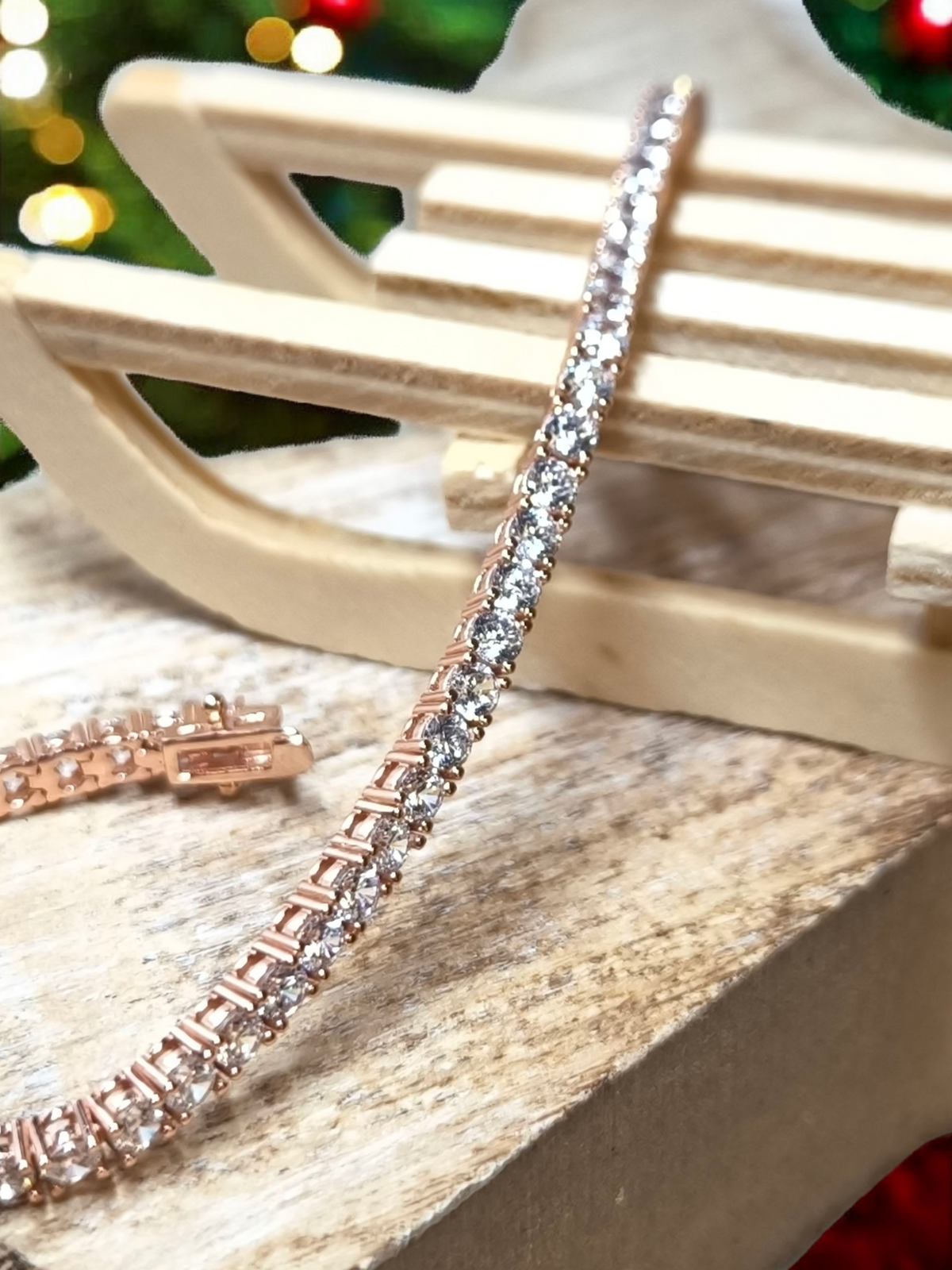 Bracciale tennis in argento con zirconi lunghezza fissa - articolo con varianti - Gioielli Pavan