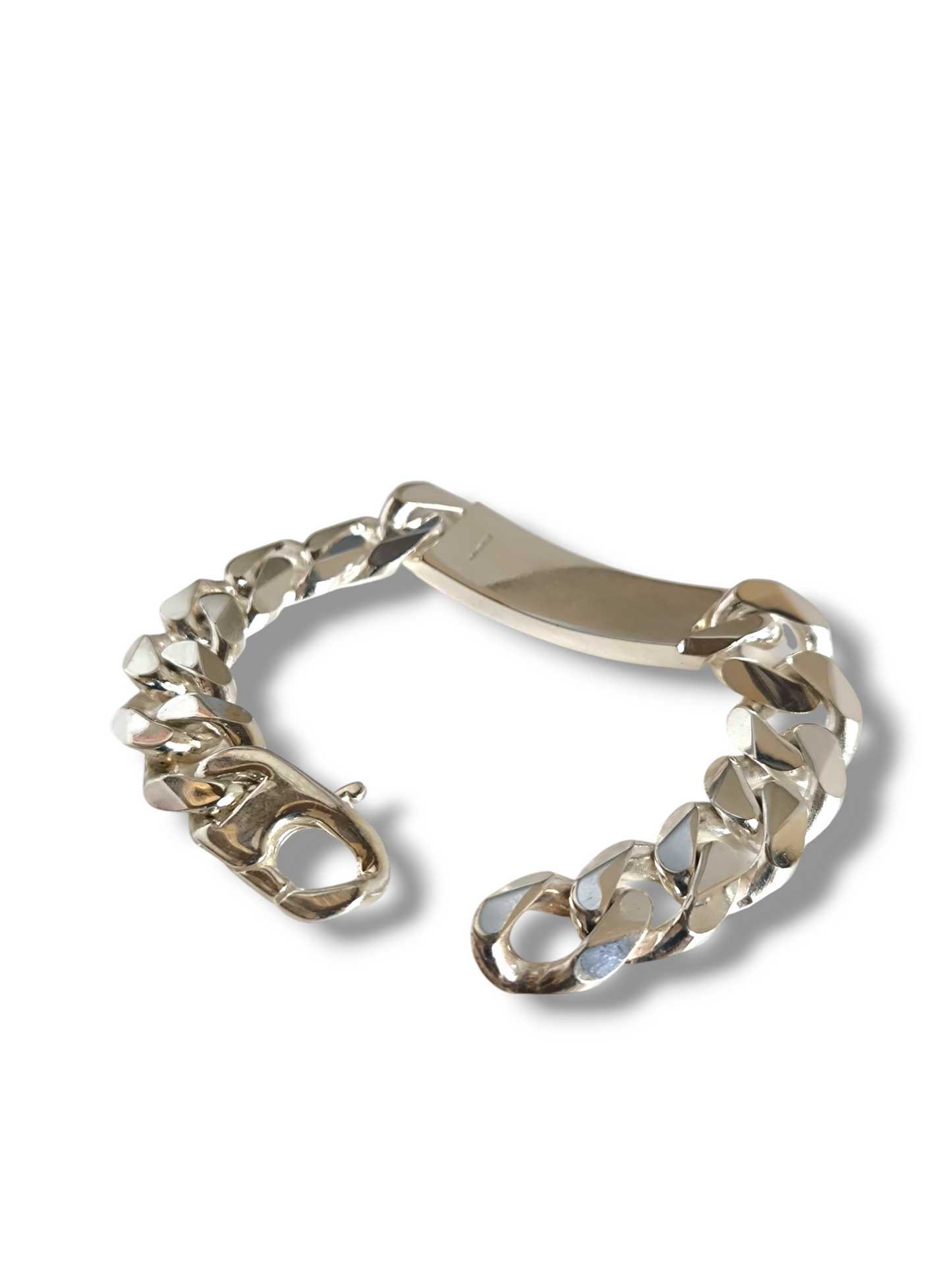 Bracciale Bracciale in argento maglia groumette 1,5 cm massiccio - Gioielli Pavan