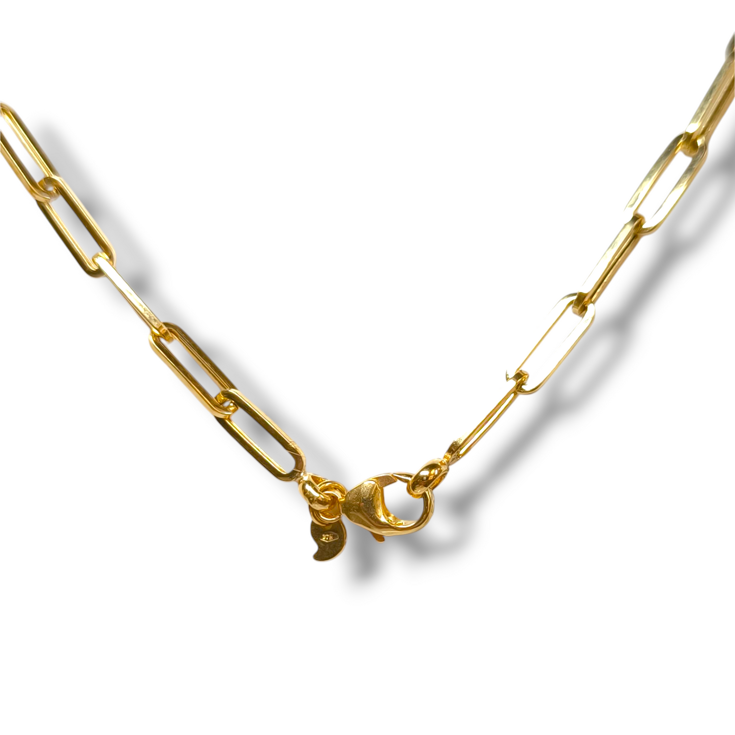 Girocollo Girocollo in oro giallo a maglia paper link - Gioielli Pavan