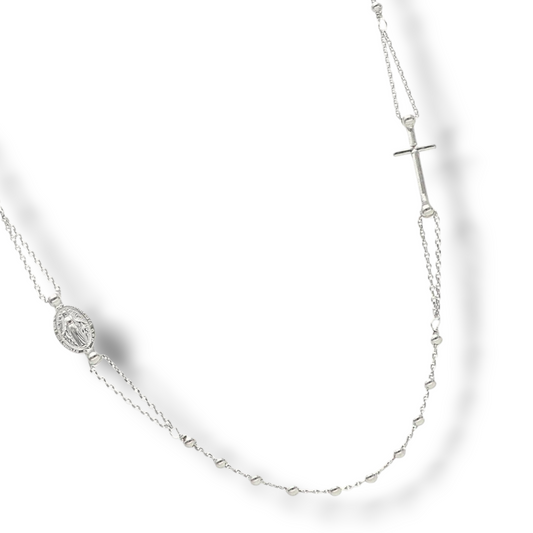 Girocollo Girocollo in argento a rosario - Gioielli Pavan