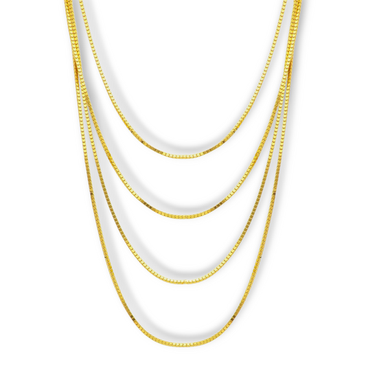 Girocollo Girocollo in argento muti filo maglia veneta - Gioielli Pavan