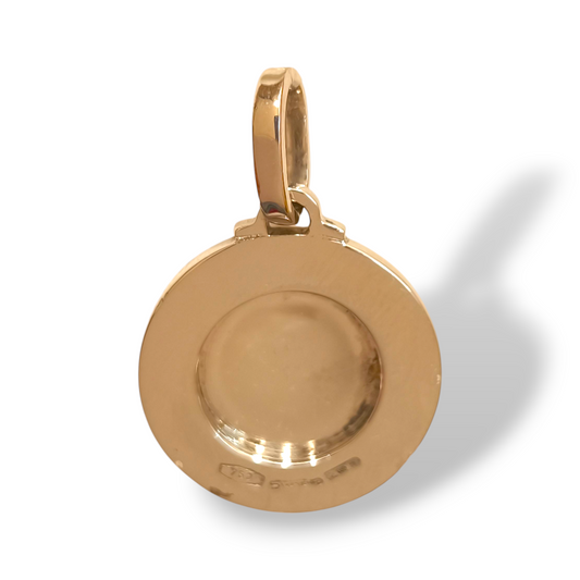 Ciondoli e pendenti Ciondolo in oro a forma di Rosa dei venti con diamanti e smalto a fuoco - Gioielli Pavan