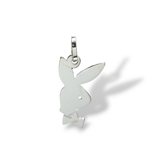 Ciondoli e pendenti Ciondolo coniglietto play-boy oro bianco - Gioielli Pavan