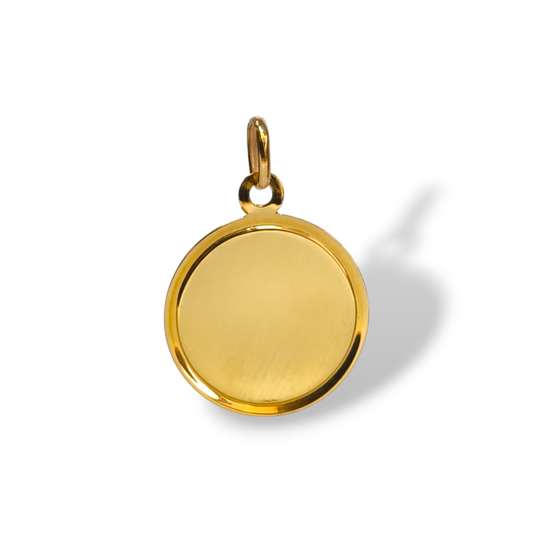 Ciondoli e pendenti Ciondolo Padre pio smaltato in oro - Gioielli Pavan