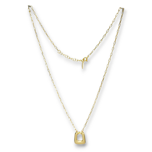 Girocollo Girocollo in argento dorato giallo geometrico - Gioielli Pavan