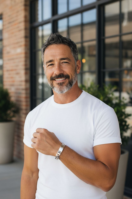 Bracciale Bracciale in argento maglia groumette 1,5 cm massiccio - Gioielli Pavan