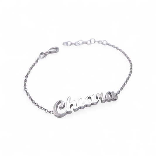Bracciale Bracciale in Argento 925 con Nome Chiara - Gioielli Pavan