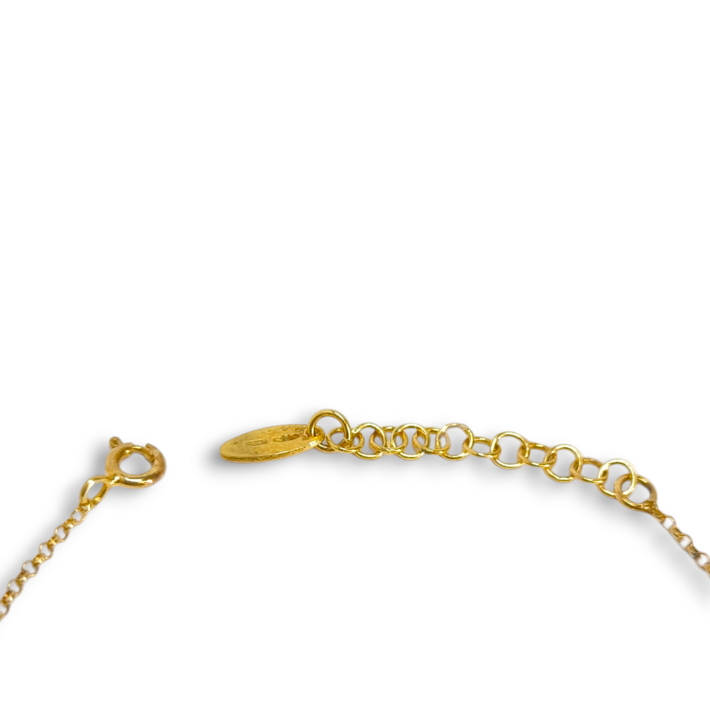 Bracciale Braccialetto in argento dorato giallo con tondino centrale - Gioielli Pavan