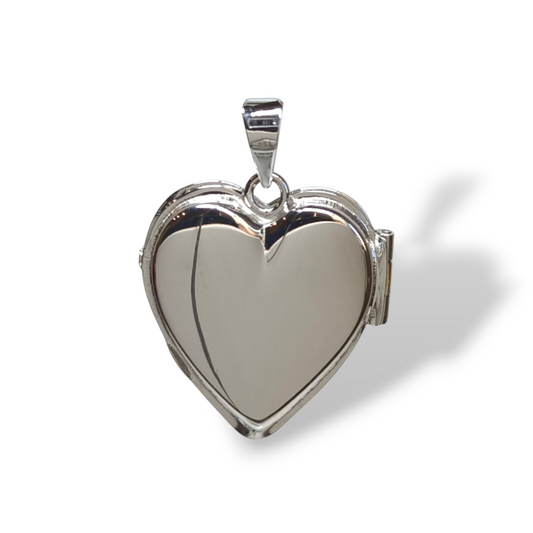 Ciondoli e pendenti Ciondolo porta foto a cuore in oro bianco - Gioielli Pavan