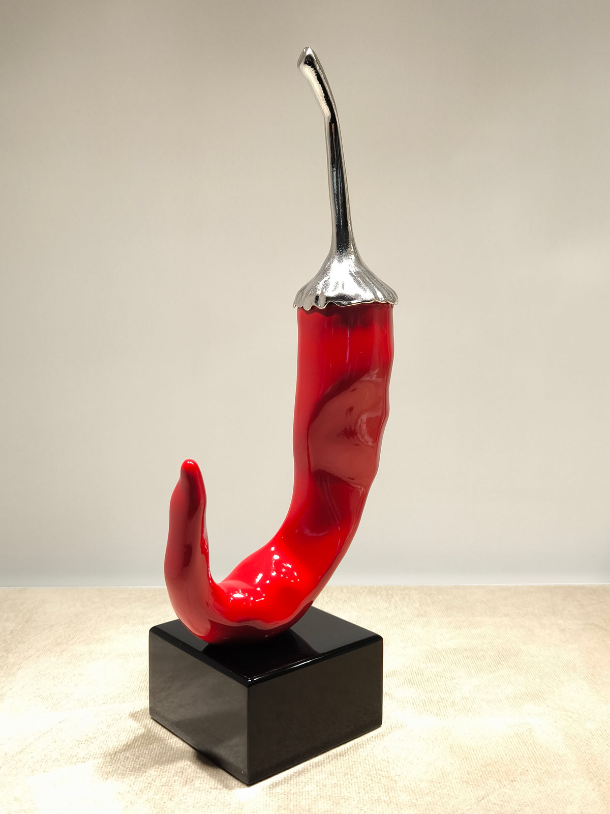 Peperoncino rosso e argento misura piccola - Gioielli Pavan