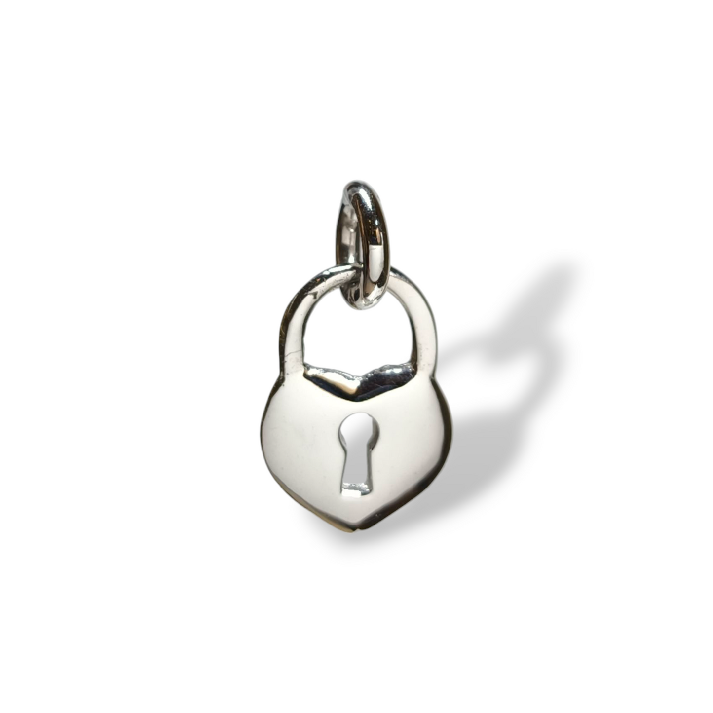 Ciondoli e pendenti Ciondolo in oro Cuore con lucchetto massiccio - Gioielli Pavan