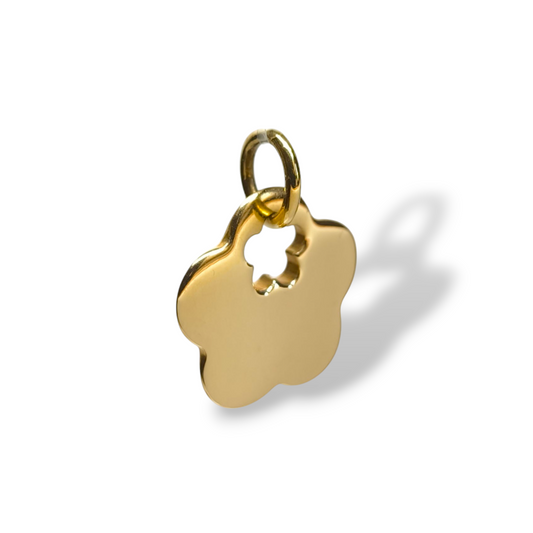 Ciondoli e pendenti Ciondolo oro giallo massiccio fiore - Gioielli Pavan