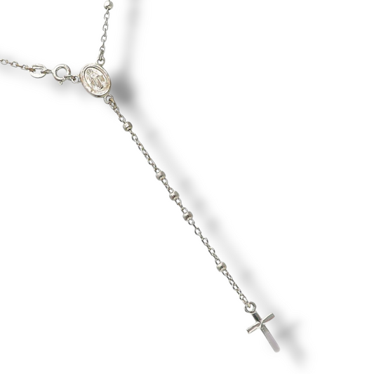 Girocollo Girocollo in argento a rosario con pendente - Gioielli Pavan