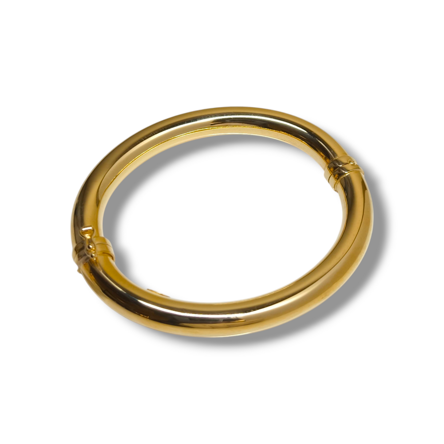 Bracciale Bracciale in argento bangle dorato giallo rigido - Gioielli Pavan