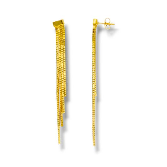 Orecchini Orecchini in argento multi filo maglia veneta pendenti - Gioielli Pavan