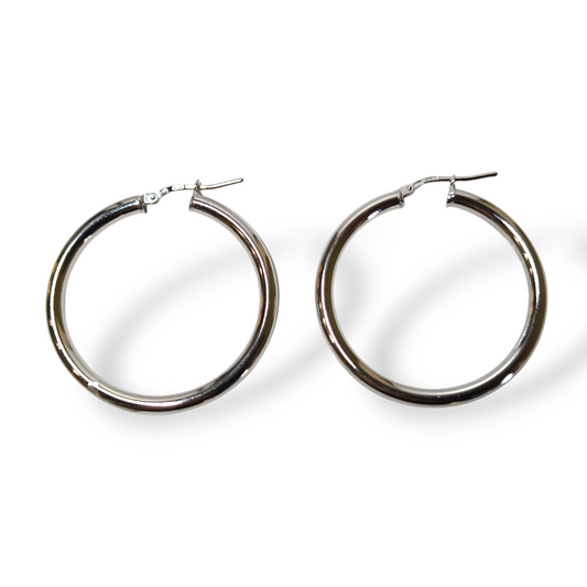 Orecchini Orecchini in argento cerchio da 3,5 mm - Gioielli Pavan