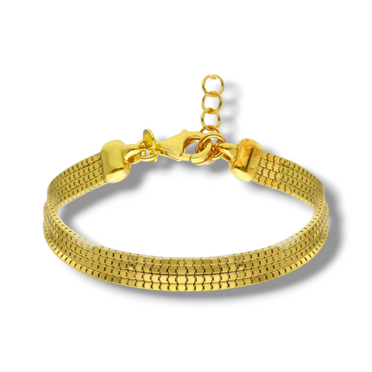 Bracciale Bracciale in argento multi filo maglia veneta - Gioielli Pavan