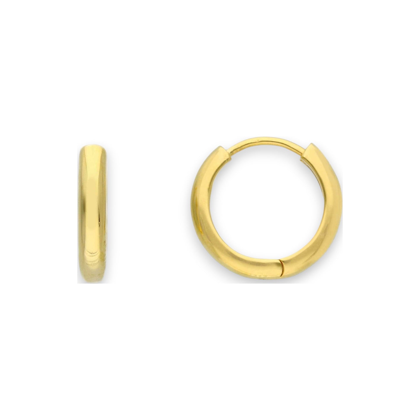 Orecchini Orecchini in argento a scattino lisci diam. 1 cm - Gioielli Pavan