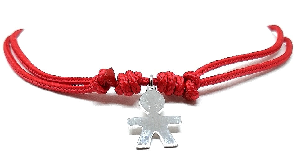 Ciondoli e pendenti Ciondolo Bimbo in argento cordino - Gioielli Pavan