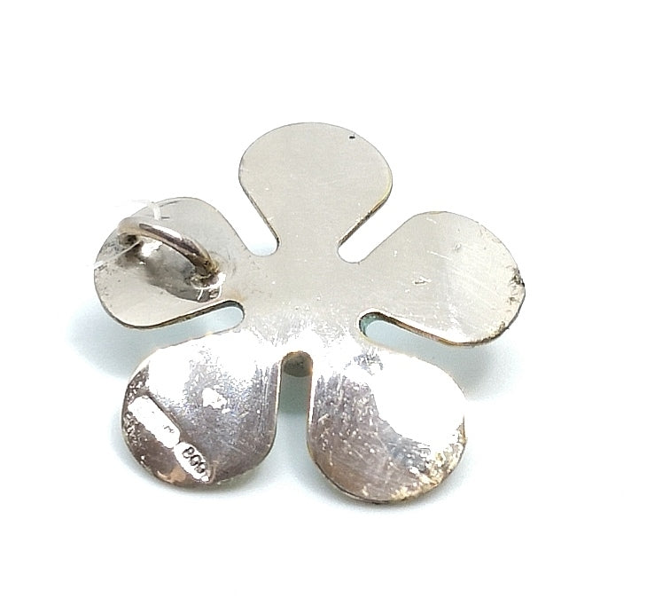 Ciondoli e pendenti Ciondolo in argento 925 fiore smaltato - Gioielli Pavan