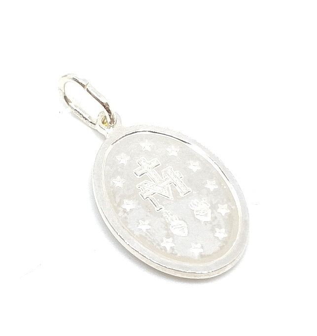 Ciondolo Argento - Madonna miracolosa 2cm - Gioielli Pavan