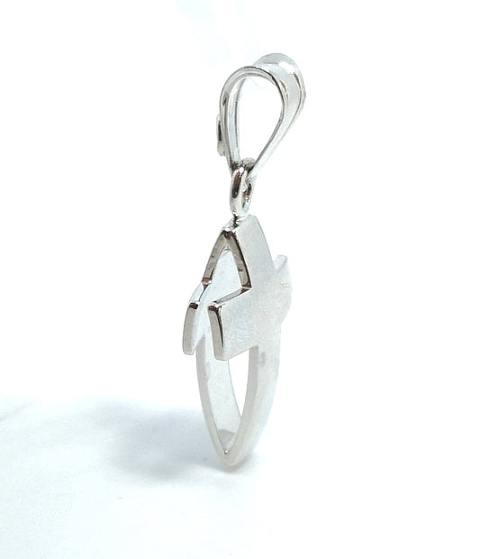 Ciondolo Argento - Croce doppia traforata - Gioielli Pavan