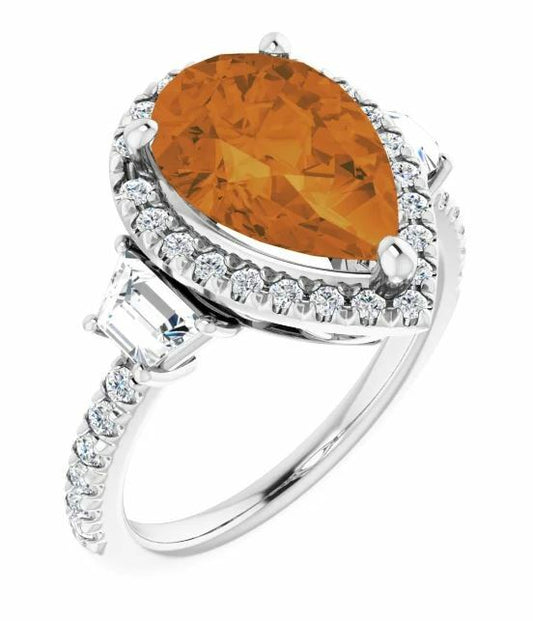 gemme Quarzo citrino naturale - Gioielli Pavan