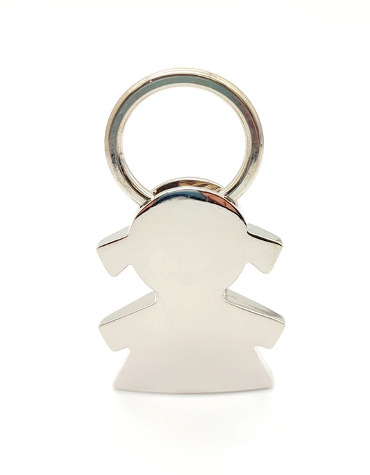 Portachiavi acciaio bimba - Gioielli Pavan