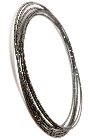 Bracciale Bracciale rigido brunito brillante - Gioielli Pavan