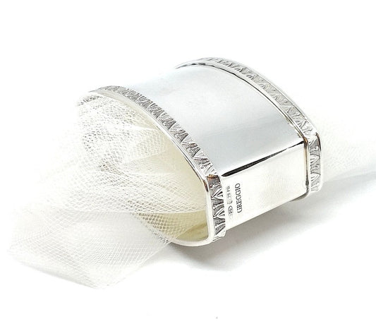 Porta tavagliolo stile Impero argento - Gioielli Pavan