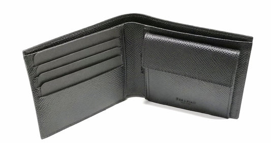 Serapain Milano portafoglio uomo marrone stampa SS in pelle - Gioielli Pavan