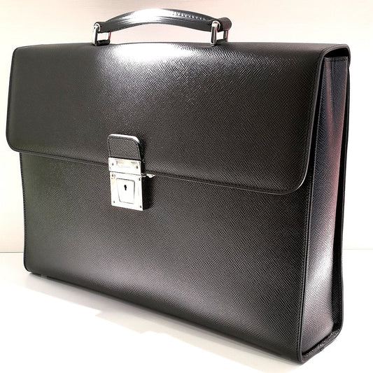 SERAPIAN MILANO single briefcase with lock evolution black - Gioielli Pavan