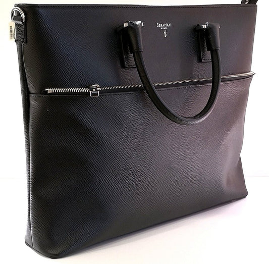SERAPIAN MILANO tote bag evolution black - Gioielli Pavan
