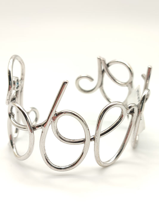 Bracciale Bracciale in argento nome Roberta con acquamarina - Gioielli Pavan