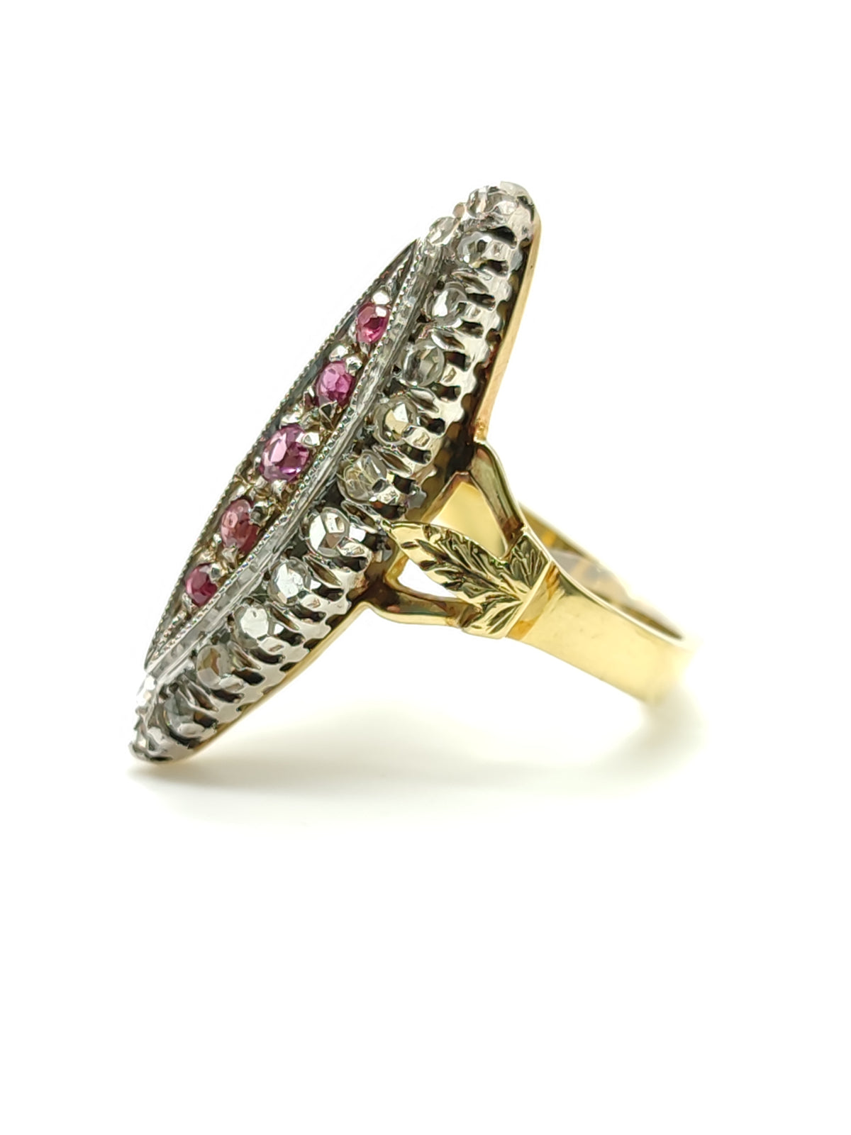 Anello in oro con rubini e diamanti - Gioielli Pavan