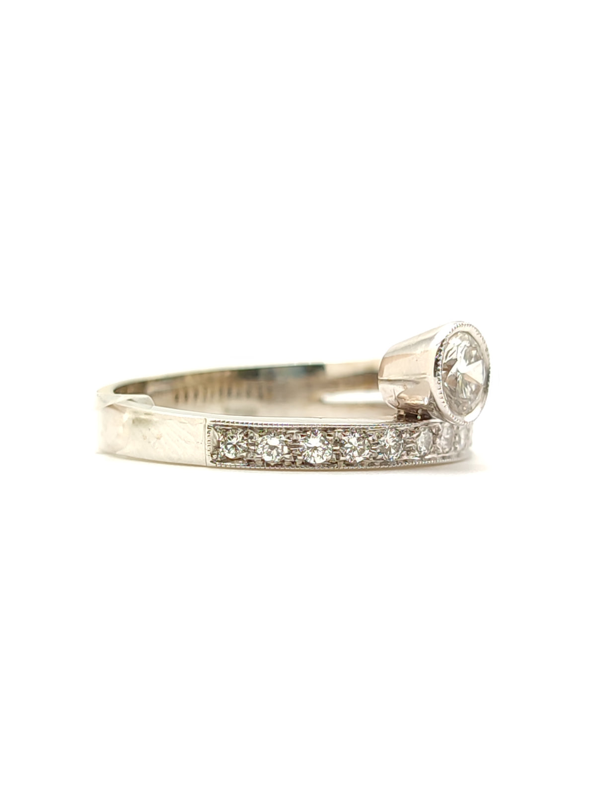 Anello solitario oro e diamanti 0,62ct - Gioielli Pavan