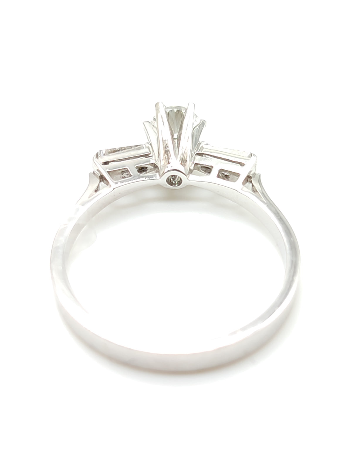 Anello in oro solitario con diamanti 0,36ct - Gioielli Pavan