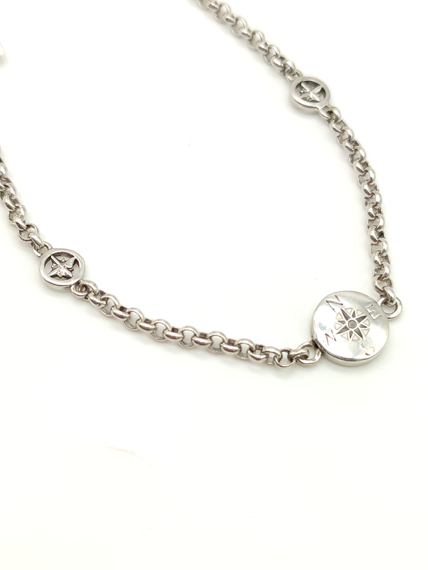 Bracciali Bracciale in argento rosa dei venti con smalto - Gioielli Pavan