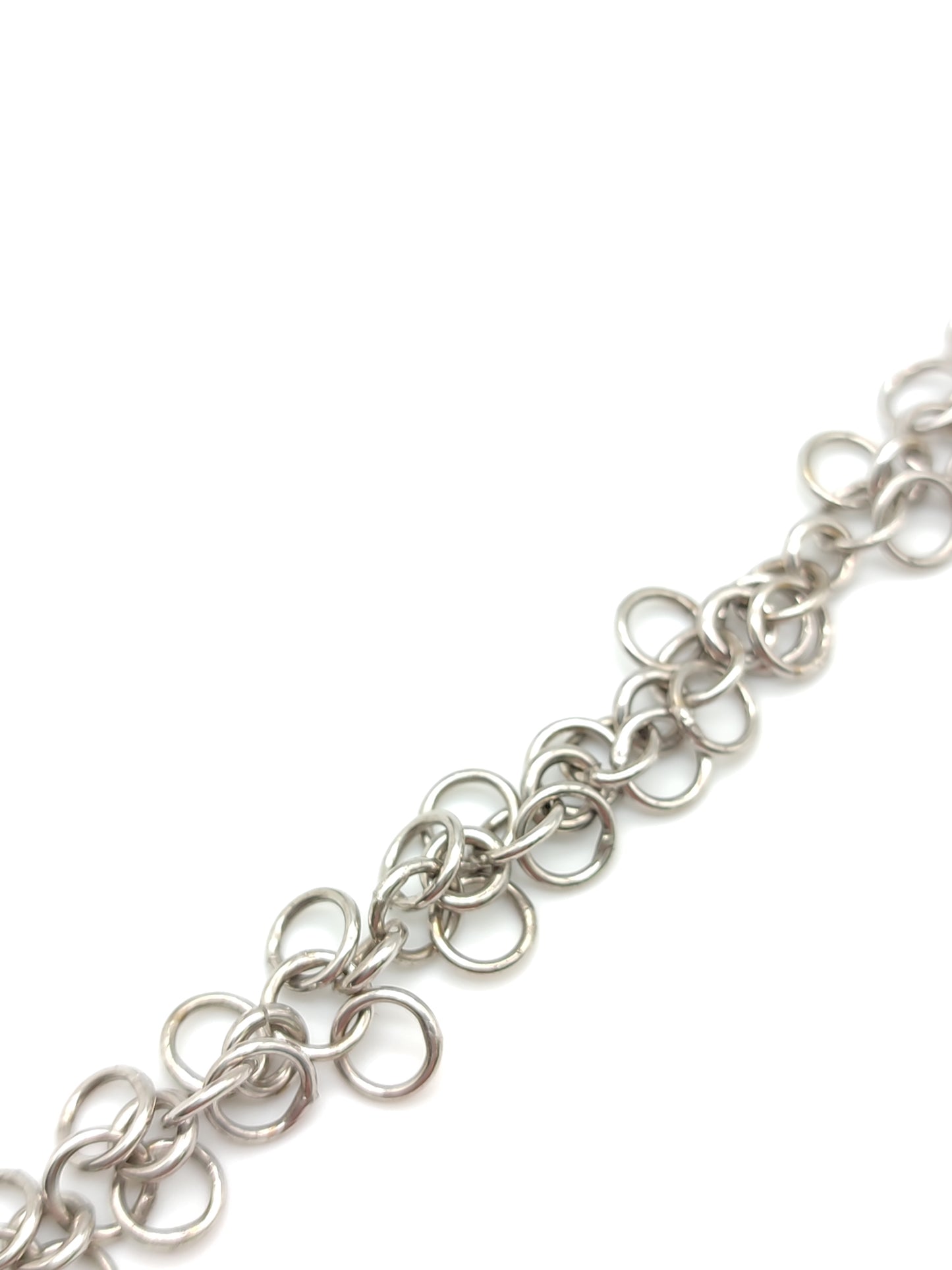 Bracciale Braccialetto in argento con anelli intrecciati - Gioielli Pavan