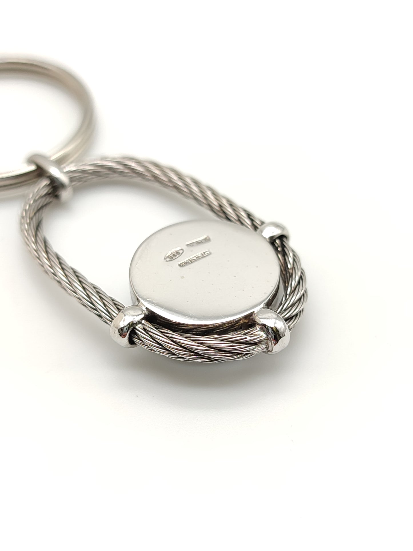 Portachiavi Portachiavi in argento e acciaio con bussola - Gioielli Pavan