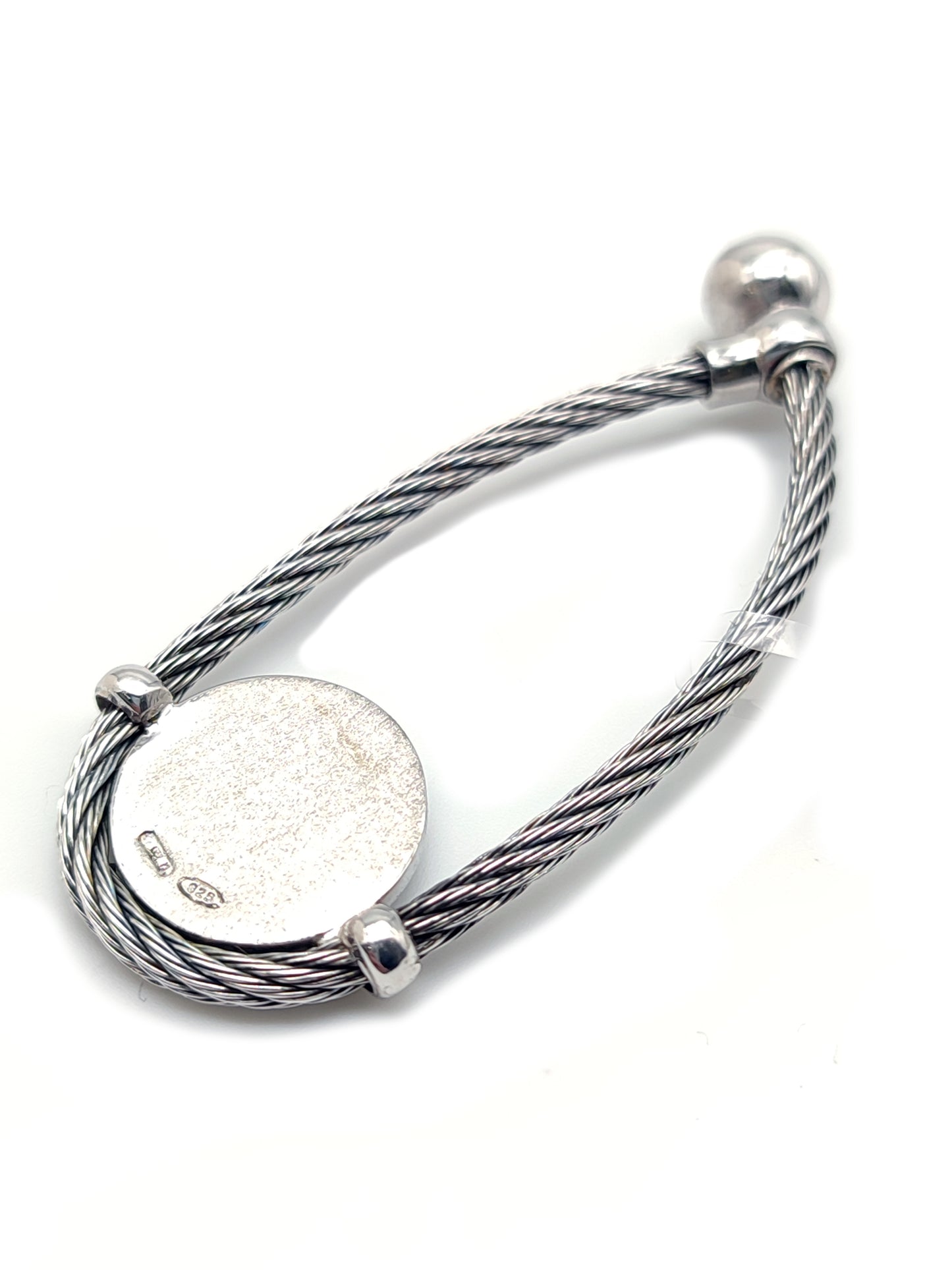 Portachiavi Portachiavi in argento e acciaio - Gioielli Pavan