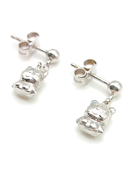 Orecchini Orecchini in oro con gattino - Gioielli Pavan